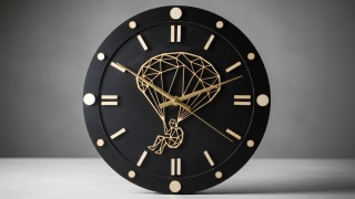 Zegar Paralotniarz Geometryczny