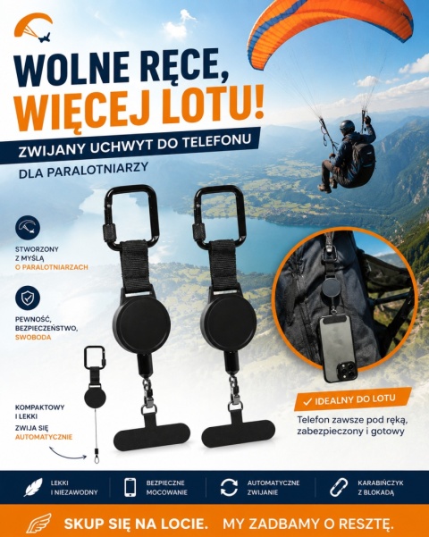 Zwijany uchwyt do telefonu